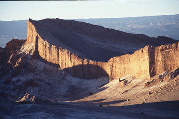 Valle de la luna.
